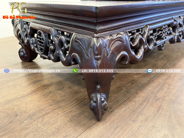 Hình ảnh chi tiết văn kỷ chạm ngũ phúc